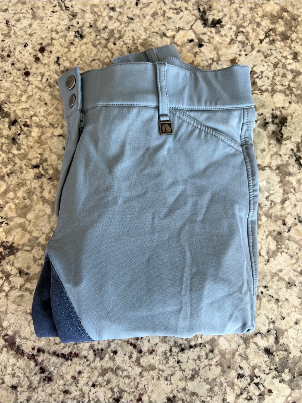 ROMFH full seat light blue breeches